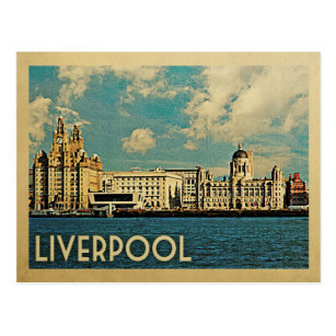 Liverpool Vintage Travel Postcard - 