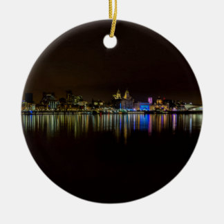 Liverpool Waterfront Ceramic Tree Decoration