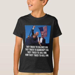 Lives Donald Trump Mug Shot - Never Surrender T-Shirt