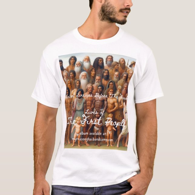 Lives of The First People Album Cover T-Shirt (Front)