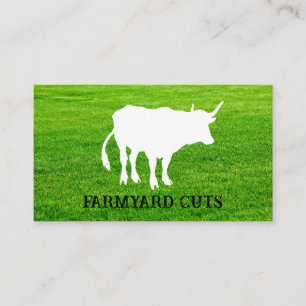 Livestock Farm Grass Farm Business Card