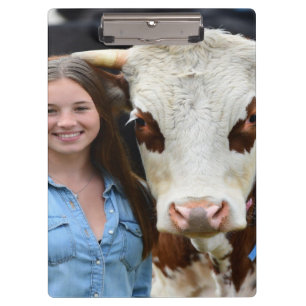Livestock Show Cow Photo Customize Clipboard