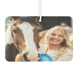 Livestock Show Horse Photo Customize Car Air Freshener