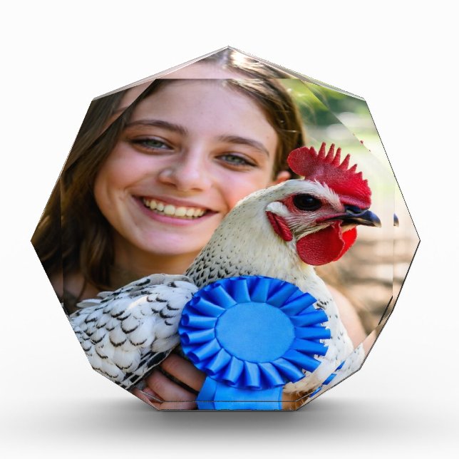 Livestock Show Poultry Photo Customize Block (Front)