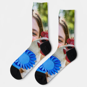 Livestock Show Poultry Photo Customize Socks