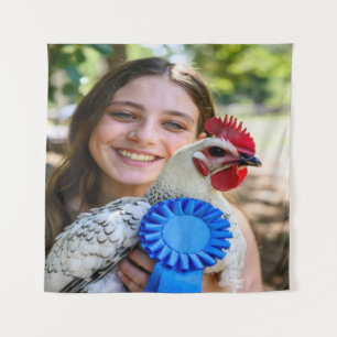 Livestock Show Poultry Photo Customize Tapestry