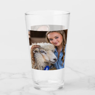 Livestock Show Sheep Photo Customize Glass