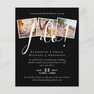 Livestreaming Wedding Invites - Watch Us Say I Do!