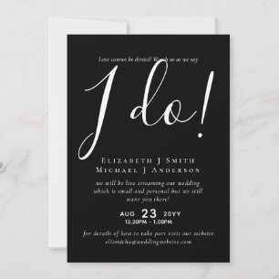 Livestreaming Wedding Invites - Watch Us Say I Do!