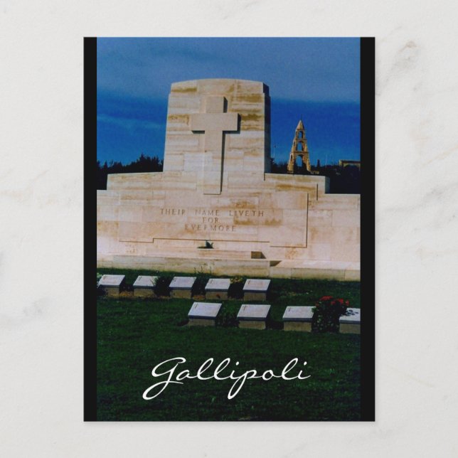 liveth ever more gallipoli postcard (Front)