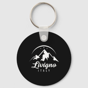 Livigno Italy Ski Resort Skiing Snowboarding Souve Key Ring