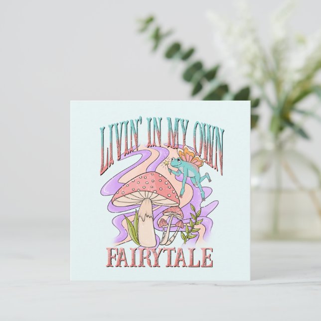 Livin’ In My Own Fairytale – Frog & Mushroom (Standing Front)