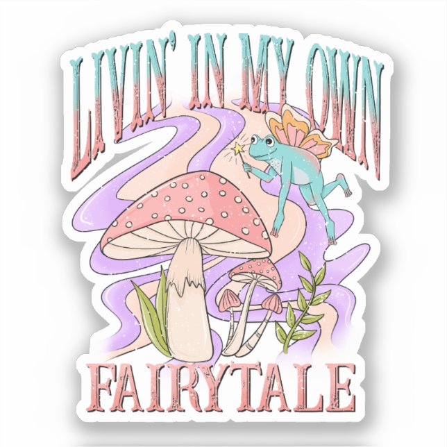 Livin’ In My Own Fairytale – Frog & Mushroom (Front)