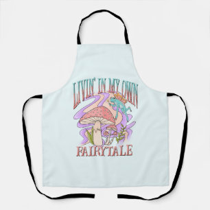Livin’ In My Own Fairytale – Frog & Mushroom Apron