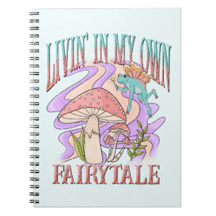Livin’ In My Own Fairytale – Frog & Mushroom Notebook