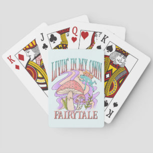Livin’ In My Own Fairytale – Frog & Mushroom Playing Cards