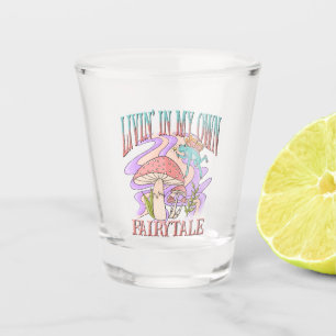 Livin’ In My Own Fairytale – Frog & Mushroom Shot Glass