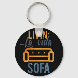 Livin' la vida sofa key ring