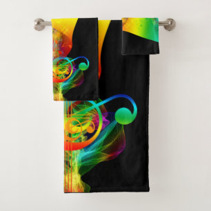 Livin Life Lovin Music!! Novelty Bath Towel Set