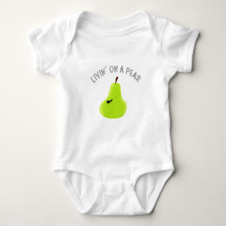 Livin On A Pear Baby Bodysuit
