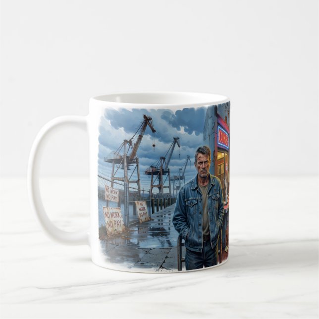 Livin' on a Prayer Working Class Love Mug (Left)
