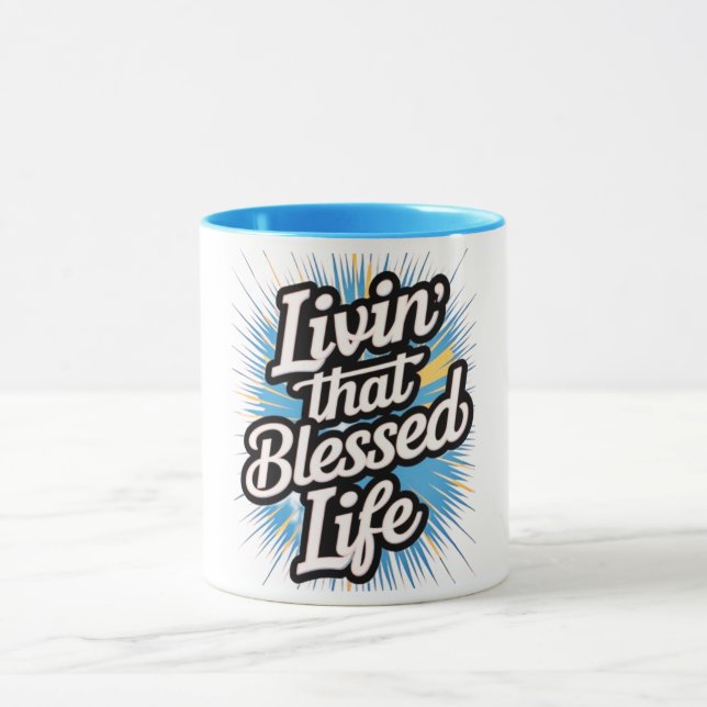Livin' That Blessed Life Combo Mug (Center)