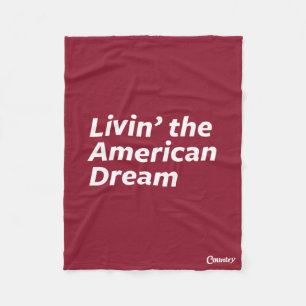 Livin' the American Dream Fleece Blanket