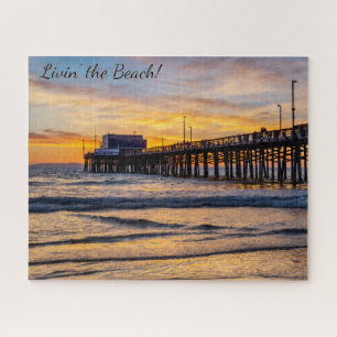 Livin' the Beach - Balboa Pier, Newport Beach Jigsaw Puzzle