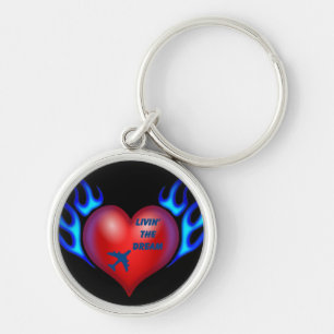 Livin' The Dream Key Ring