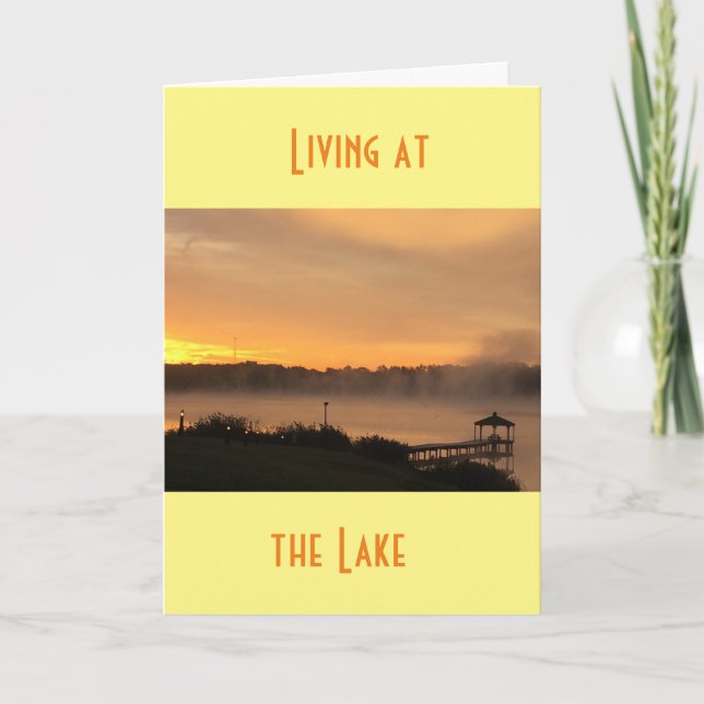 **LIVING AT THE LAKE** CHRISTMAS IS SPECIAL CARD (Front)