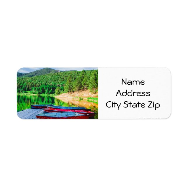 "LIVING AT THE LAKE" LABEL (Front)