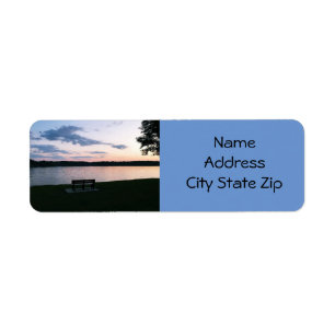"LIVING AT THE LAKE" RETURN ADDRESS LABEL