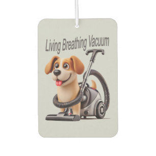 Living Breathing Vacuum Dog Car Air Freshener