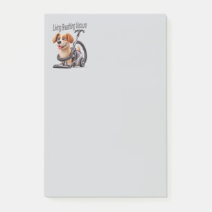 Living Breathing Vacuum Dog Post-it Notes