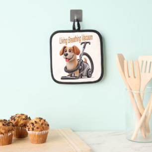 Living Breathing Vacuum Dog Pot Holder