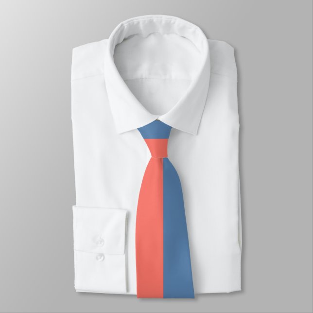 Living Coral On The Pacific Coast Tie (Tied)