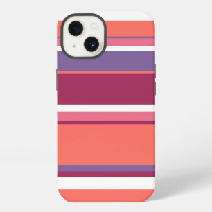Living coral, red and violet Case-Mate iPhone case