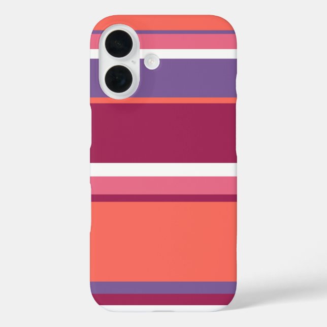 Living coral, red and violet  Case-Mate iPhone case (Back)