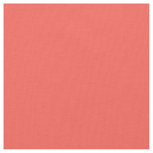 Living Coral Solid Colour Fabric (Close Up)