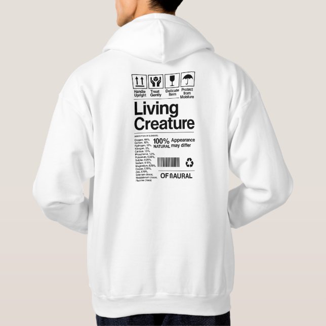 living creature hoodie (Back)