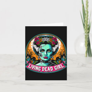 Living Dead Girl Goth Bride Halloween Horror Fan G Card