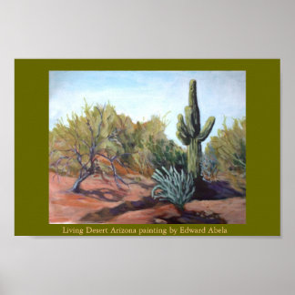 LIVING DESERT, ARIZONA POSTER