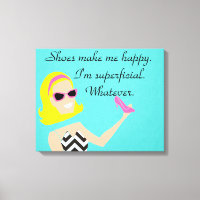 Living Doll Stretched Canvas