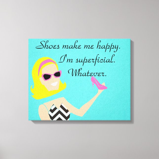 Living Doll Stretched Canvas Print (Front)