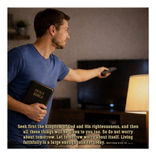Living faithfully is enough poster