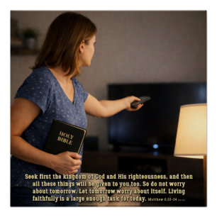 Living faithfully is enough poster