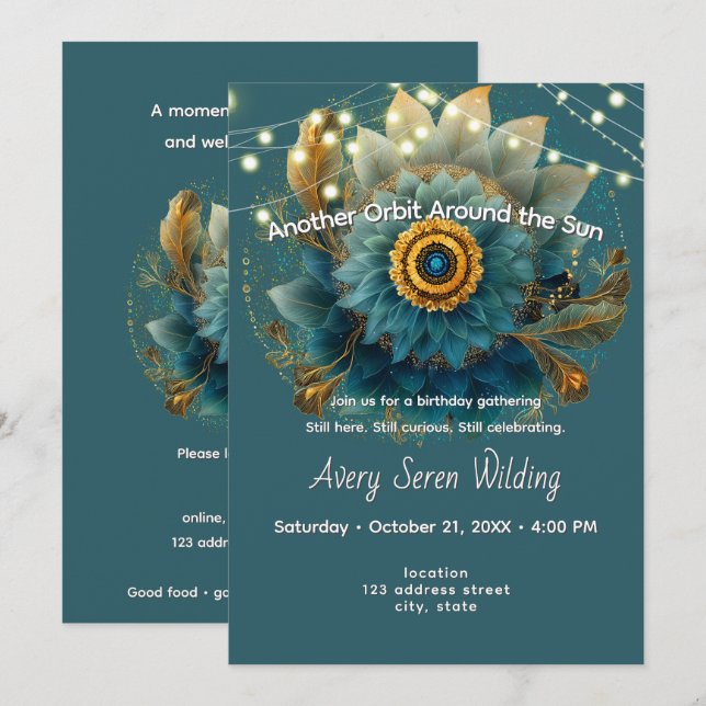 Living Field | Mandala Invitation (Front/Back)