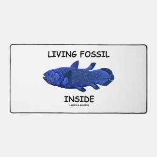 Living Fossil Inside (Coelacanth) Desk Mat