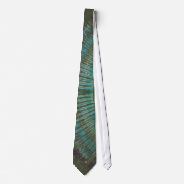 Living Green Tie Dye Necktie (Front)