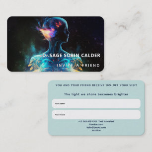 Living Hope   Spiritual Energy Business Card